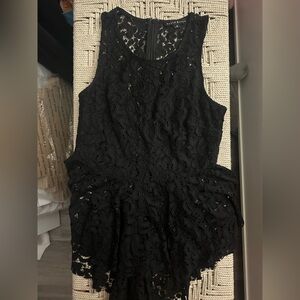 Haute Monde Waist Flare Lace Blouse